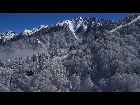 【新穂高ロープウェイ】絶景の雪景色