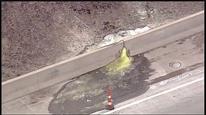I-696 chemical leak mixed with rainy forecast is causing concern