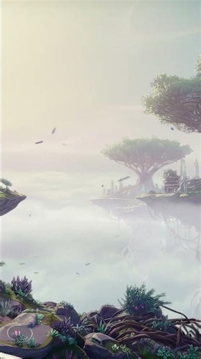 Floating Sky Islands | Alien Utopia Ambience for Relaxation, Study & Sleep 🍃☁️