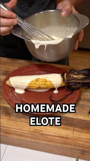 How To Make The Most DELICIOUS Elote #corn #mexicanfood #streetfood