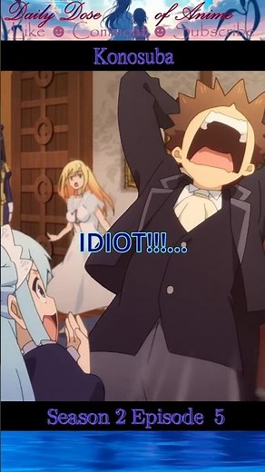 Konosuba - Aqua never fails to create chaos 😂 #anime #animeedit