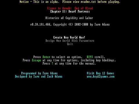 Dwarf Fortress Menu Music - 1 Hour
