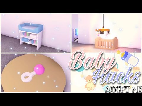 7 Baby Hacks 🍼🐤 | Adopt Me Building Hacks! Roblox