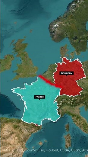 Why France Has the Best Natural Borders in Europe? #3dexplainer