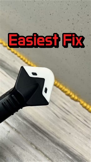 Perfect Caulk Lines Every Time! #lifehacks #diy