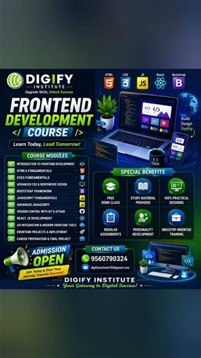 Frontend Development Course | Digify Institute 💯