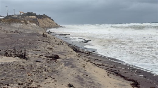 VIP House at Coast Guard Beach in Eastham is still there during today’s high tides, but not for long. | Don Wilding's Cape Cod