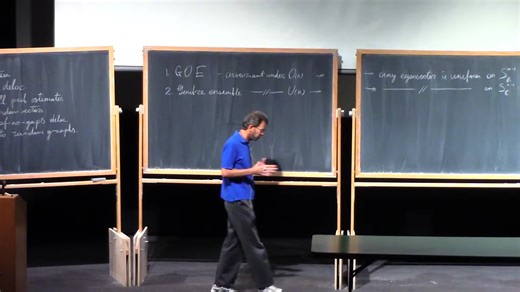 Mark Rudelson Delocalization of the eigenvectors of random matrices