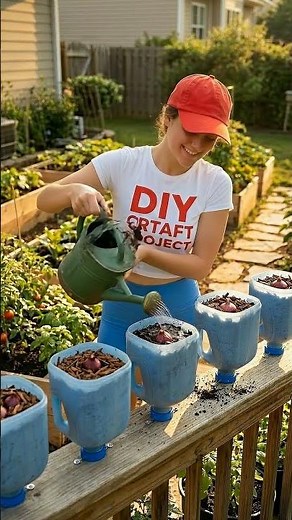 Don't Throw Away Your Milk Jugs! 🥛🧅 | Easy DIY Vertical Onion Garden Hack