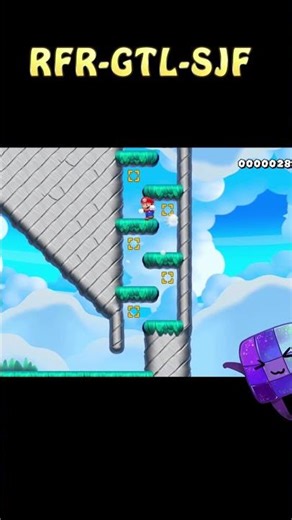 Super Mario Maker 2 🎮 40秒スピラン #short #mario #supermario