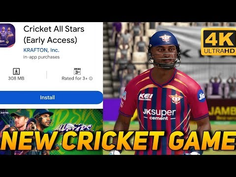 Finally A New Cricket Game Launched On Play Store 4k Graphics| Krafton New Game