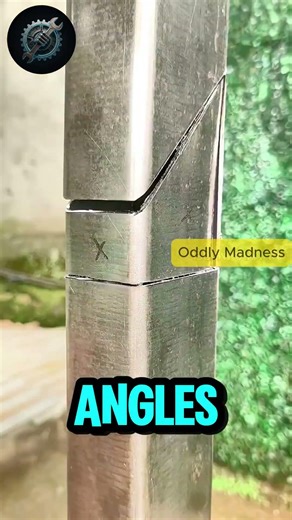 Perfect 90° Angle Cut Trick 😳🔥 #diy