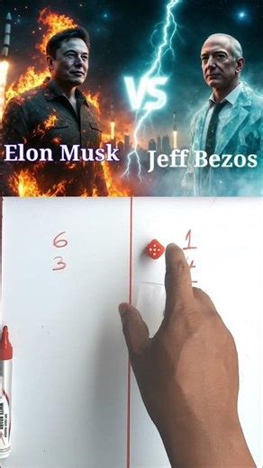 Billionaire👊 vs Billionaire👊 #shortsfeed #shorts #trendingshorts #viralvideo #elonmusk #jeffbezos