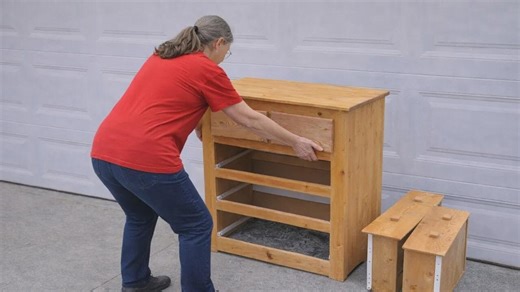 Elle transforme une commode trouvée en brocante en astuce de rangement géniale!