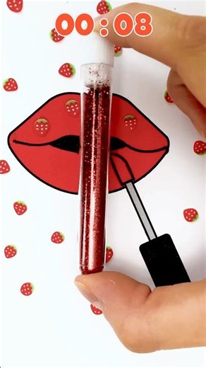 Glitter Art in Reverse?! ⏪😲 Watch This! #CreativeKids #TrendingArt