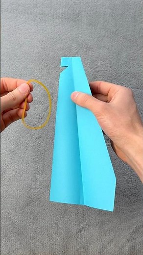 DIY Insane Rubber Band Paper Plane Tutorial #paperplane #papercraft