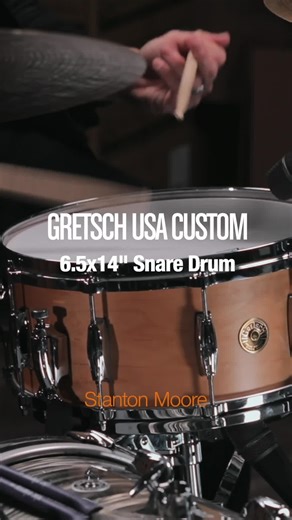 Gretsch Drums on Instagram: "STANTON MOORE & the 6x13 USA CUSTOM SNARE DRUM Gretsch USA Custom (originally introduced as the Round Badge series in the mid-1950’s) are considered one of the staples in the drum community and have been for almost 70 years. All the Gretsch legends of yesterday proudly played them and many artists like Stanton continue to carry the torch of that Great Gretsch Sound. These snare drums are just that…. Custom. You choose your size, hardware options, and finish and we’ll
