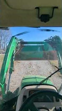 John Deere 400X loader operation