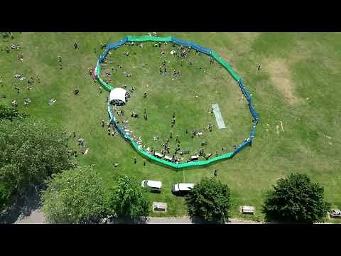 Brighton WNBR 2023 start & finish from above