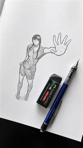 Fast pose drawing trick every beginner should try