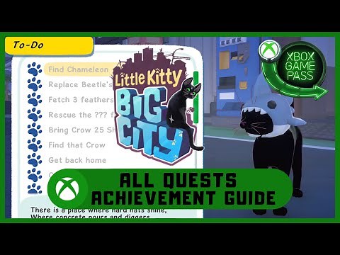 Little Kitty, Big City #Xbox All Quests - Quick Guide #XboxGamePass