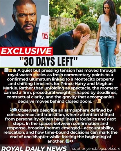 Observers Note Escalating Property Pressure After Tyler Perry Ultimatum