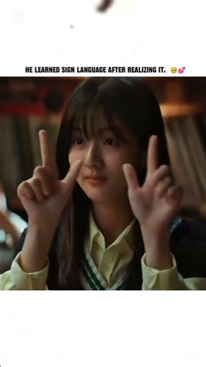 "A song in sign language, straight from his heart to hers ✨💖" #SignLanguageSong#LoveInSign#Heartfelt