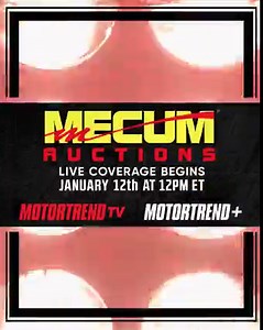 17K views · 90 reactions | Get ready for the world's largest car collector auction! See all the Mecum Auctions action LIVE starting Jan. 12 on MotorTrend TV and MotorTrend+! https://bit.ly/33zTgDp | MotorTrend TV | Facebook