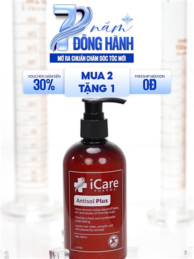 Dầu gội Antisol Plus: Chuẩn chăm tóc mới