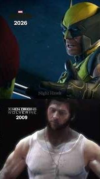 Marvel Wolverine (2026) & X-Men Origins Wolverine (2009) Comparison 🔥 #Shorts #Wolverine