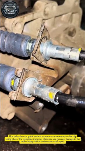 Fast Automotive Cable Clip Removal | Simple Mechanic Repair Trick