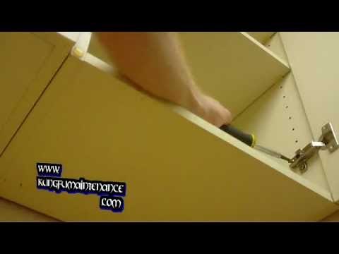 How To Adjust European Cabinet Hinges That Will Not Stay Closed