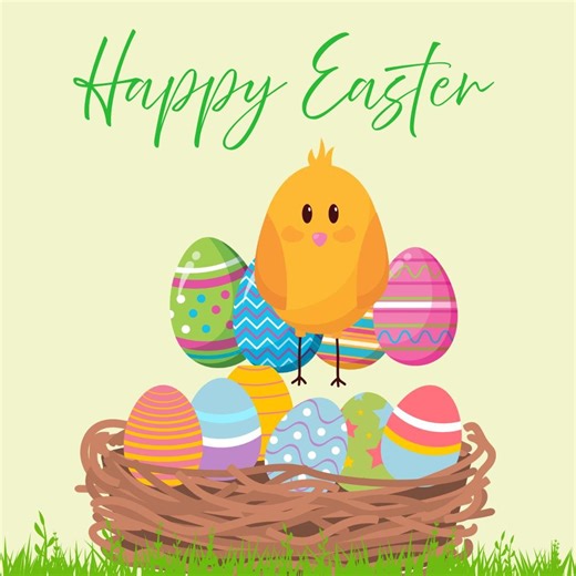 DIGITAL Video Ecard - Happy Easter - Animated Musical Easter Egg Chick - Instant Download - Etsy