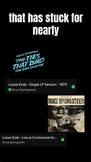 Bruce Springsteen Fact of the Day #6