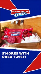 Did we just create a new recipe of our S’MORES with our latest OREO x BABYMONSTER Marshmallow cookie?! OMG! Every bite of OREO x BABYMONSTER’s Marshmallow S’mores will make you keep wanting more! Try it today! #OREOxBABYMONSTER #TwistLickDance #OREOPH | OREO