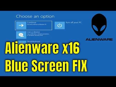 How To Fix Blue Screen on Alienware x16 [Solution]