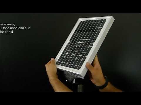 Solar LED Stop Sign - U-Channel Post Installation Procedures