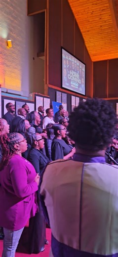 It was #Homecoming Sunday at Trinity Missionary Baptist Church and the choir decided to lift this up. | James C. Hayes