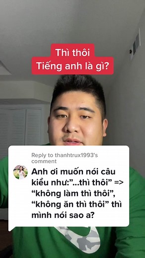 Understanding 'Thì Thôi' in Vietnamese