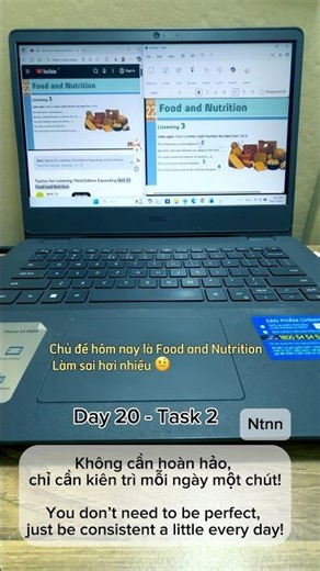 🎯 Day 20 - Task 2: 60 Days of Dictation, Listening, and Shadowing Practice