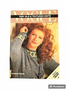 25 Vogue KNITTING Patterns Book Fair Isle and Textured Knits Men Women Children Cardigans Sweaters Pullovers - Etsy
