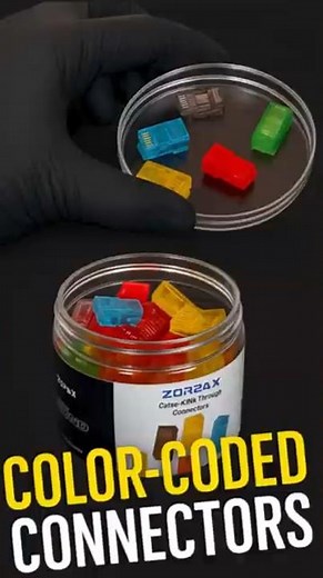 Boost Efficiency with Color Coded Ethernet Connectors!