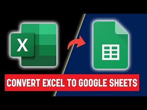 How to Convert Excel to Google Sheets