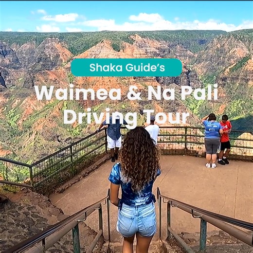 Drive and explore Kauai with the Waimea Canyon & Na Pali Tour and discover the best sights and stops with a self-guided audio tour - just download the tour to your phone! | Shaka Guide App