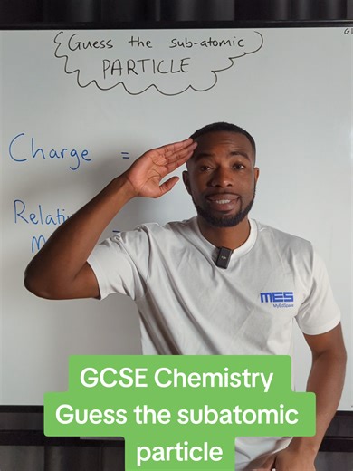 GCSE Chemistry - Guess the subatomic particle #mannydoeschemistry #myedspace #gcses #chemistry #myedspacechemistry