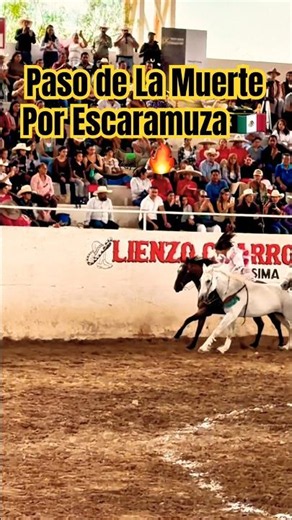 🐎 ¡Impresionante Paso de la Muerte! Escaramuza de Lagos de Moreno | #shorts #shortsfeed