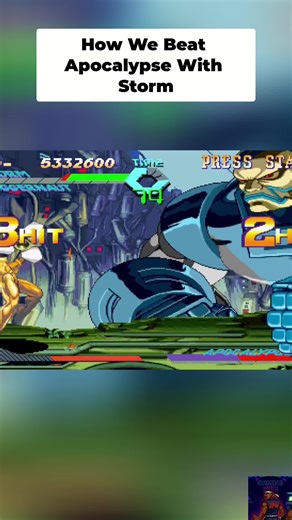 Storm takes on Apocalypse in this boss fight from X-Men vs Street Fighter on PS1. During the match we explain our strategy and thought process on how to beat him using Storm’s range and zoning abilities. The plan works perfectly and we defeat Apocalypse on the first try to continue the arcade run. #Storm #Apocalypse #Marvel #PS1 #Gaming
