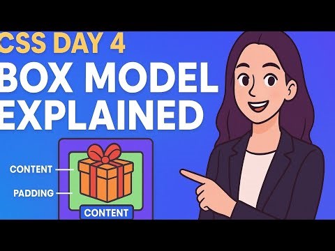 CSS Day 4 – Box Model, Margin, Padding & Border Explained with Examples | CSS Tutorial for Beginners