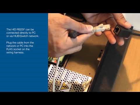 How To Wire an RB25F Biometric Reader