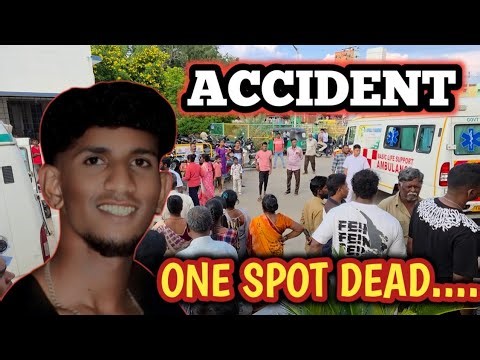 TWO WHEELER ACCIDENTONE SPOT DEAD AND OTHER WAS REFERRED TO KOLAR......